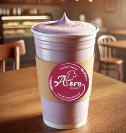 Iced Latte Taro 16 oz