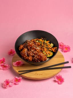 Bowl de Pollo Frito Coreano