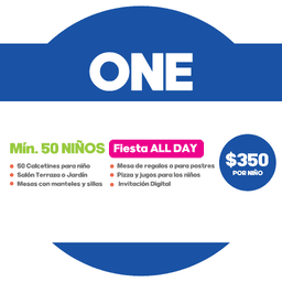 PAQUETE ONE (LUNES & MIÉRCOLES)
