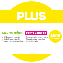 PAQUETE PLUS (VIERNES & DOMINGO)